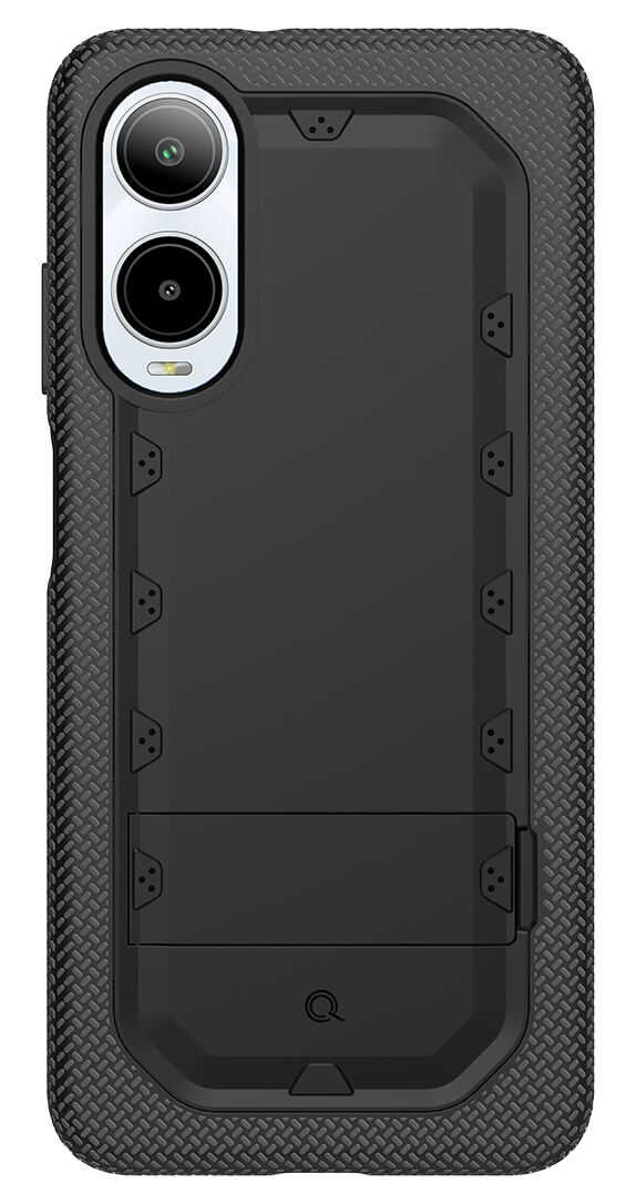 Quikcell Icon 6 Grand ADVOCATE  Case – Armor Black